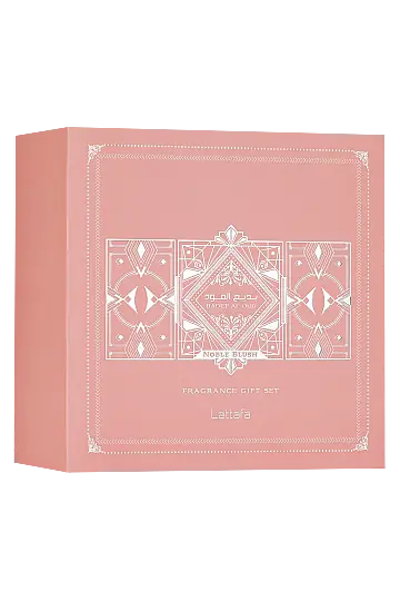 Lattafa Badee Al Oud Noble Blush Gift Set 100 Ml + 12 Ml + 50 Ml Hairmist Kadın Set - 2
