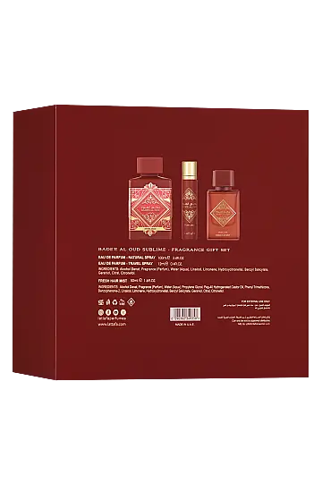 Lattafa  Badee Al Oud Sublime Gift Set 100 Ml + 12 Ml + 50 Ml Hairmist Unisex Set - 3