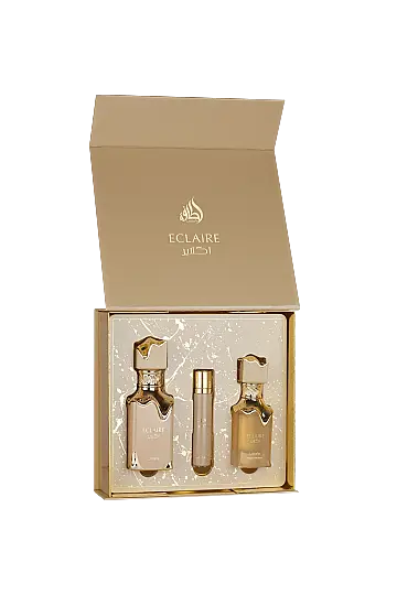 Lattafa Eclaire Gift Set 100 Ml + 12 Ml + 50 Ml Hairmist Kadın Set