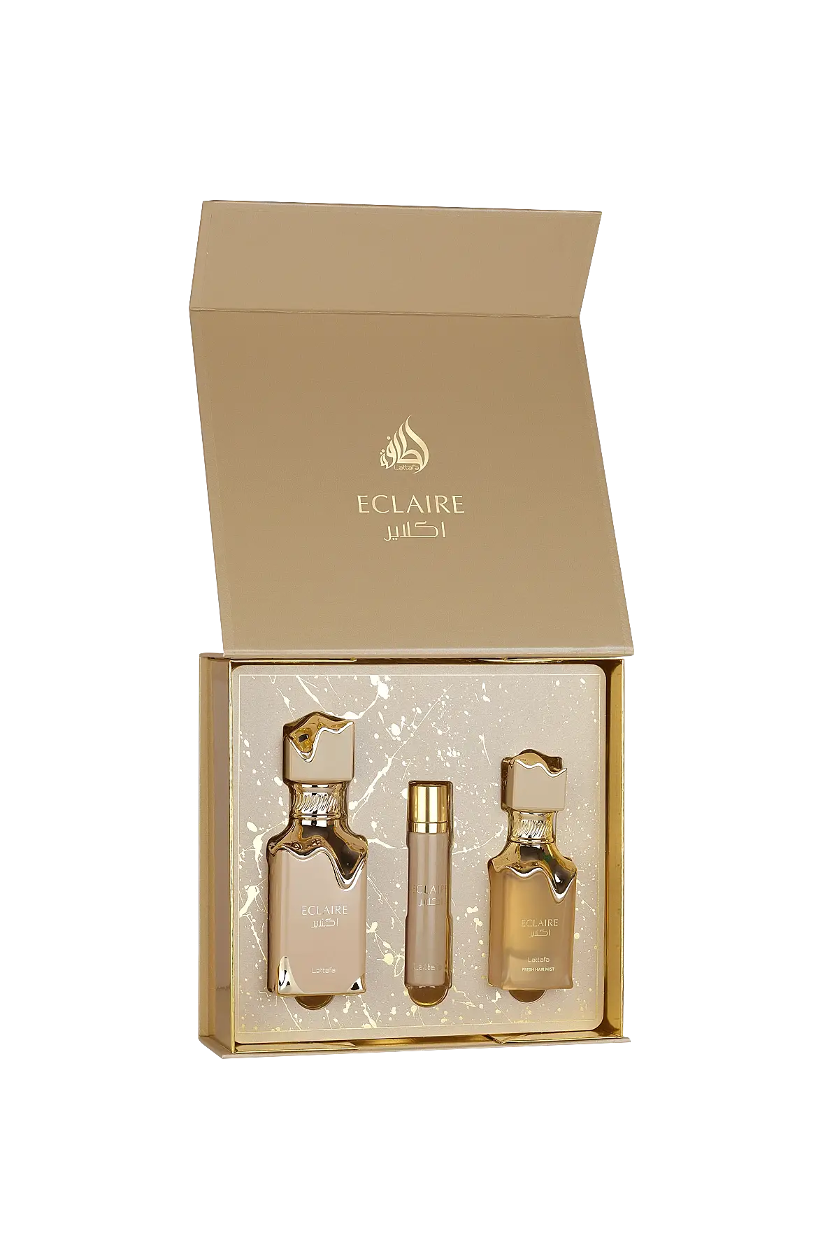 Lattafa Eclaire Gift Set 100 Ml + 12 Ml + 50 Ml Hairmist Kadın Set - 1