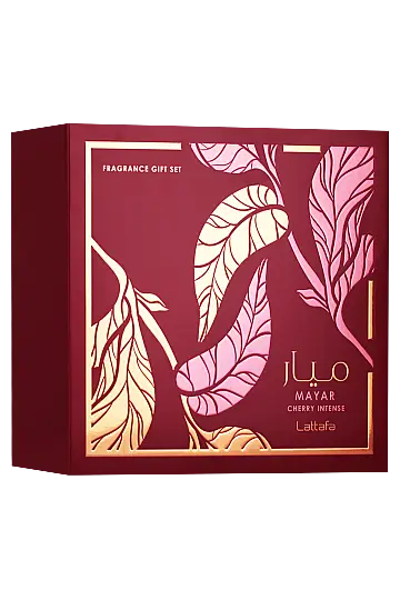 Lattafa Mayar Cherry Intense Gift Set 100 Ml + 12 Ml + 50 Ml Hairmist Kadın Set - 2