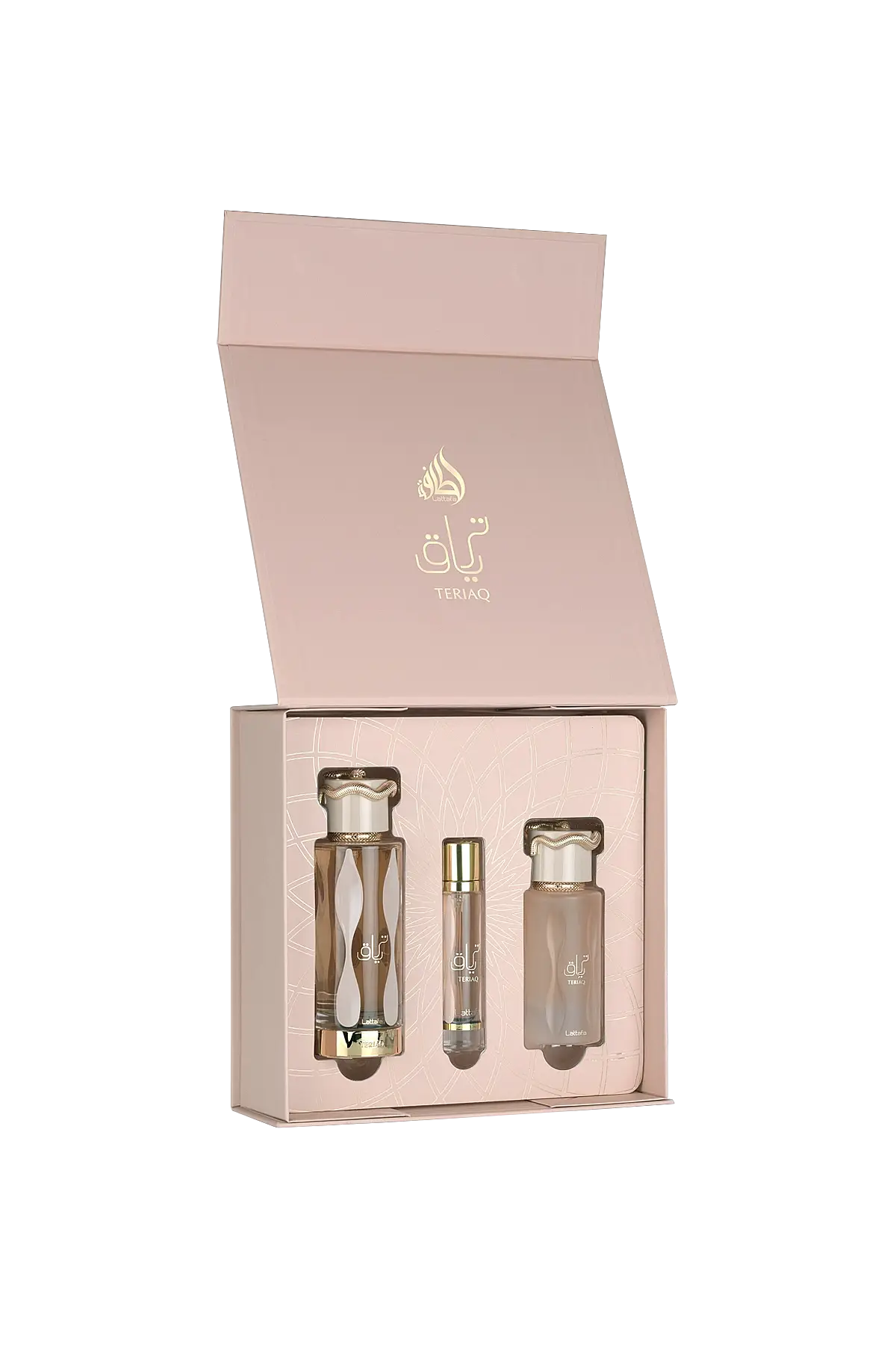 Lattafa Teriaq Gift Set 100 Ml + 12 Ml + 50 Ml Hairmist Kadın Set - 1